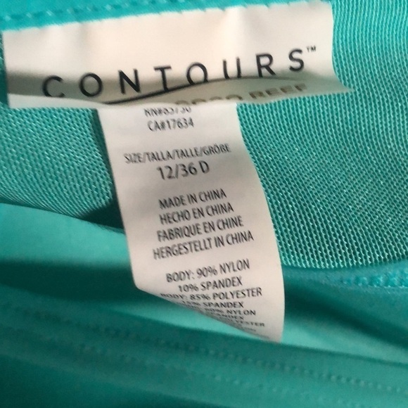 Coco Reef AQUA Contours Ruffled Strapless One-Piece Swimsuit - Picture 4 of 6